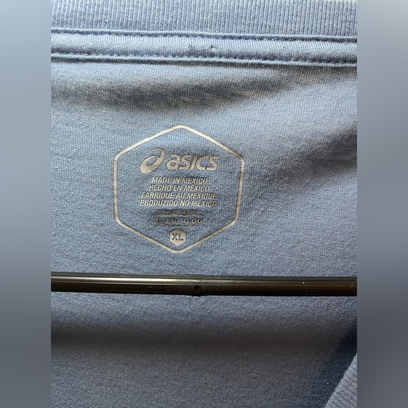 ✨2 For $6 ASICS Men’s Short Sleeve Tee Size XL #B1 - Picture 3 of 5